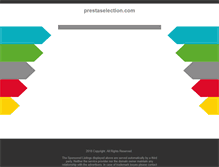 Tablet Screenshot of prestaselection.com